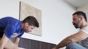 bushy Stepdad Teddy Torres Confesses he Turns On By Smelling His pretty Stepson's underclothing