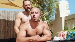 lewd whore gets drilled Outdoor