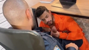 Policeman Made Prisoner His hooker. kinky homo Sex