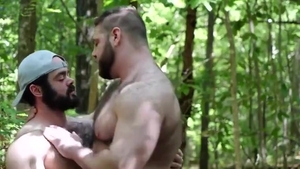 bushy Bears In The Woods. horny gay Sex