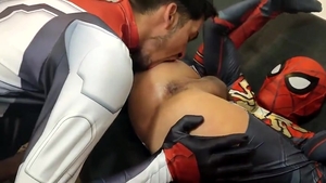 big penis Superheroes unprotected threesome