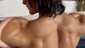 EastBoys: Massage outdoors along with hairless twink boy Kent