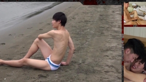 GayAsianNetwork: Japan with japanese Takumi at the beach