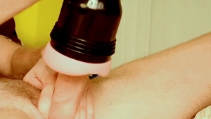 FetishMen: Thick Cal Parker playing with sex toys sex tape