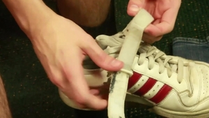 BoyFun: Illarion Kuznetson in sneakers digs hard fucking