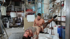Str8 To Gay: Muscled Papi Kocic bareback gagging indoor
