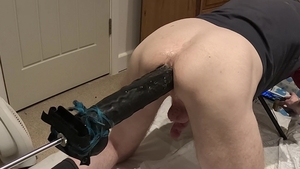 gigantic dildo Rammed Hard And Fast After 10-Pounder Pumping - nail Machine