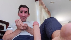 Chubby australian bear finds pleasure in loud sex