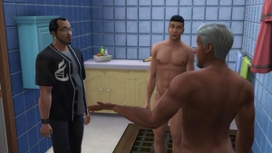 Perv old Fit trainer Tricked And nailed A fashionable twink - WickedWhims