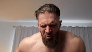 MEN - Chuck Conrad & Joey Mills bareback spanking indoors