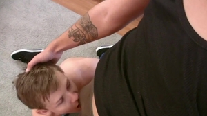 DirtyBoyVideo: Rough nailing and inked blond haired Jay