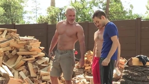 Hairy hunk rushes slamming hard