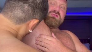 Interracial oriental Bear