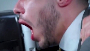 men At Play-Allen King bonks Luciano.