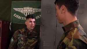 MilitaryDick: Will's Passionate Release on Caetano