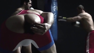 MachoFactory.com: Throat fuck in the gym