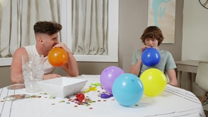 Men: Trevor Rides Spikey's Big One at the Party Preparation