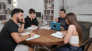 Men: Studying Each Other's Holes