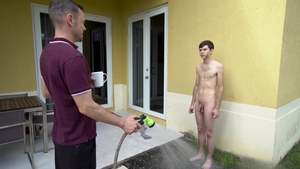 Little One Lathers Up Love with Dad