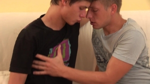 Spunking Together on a Skateboard
